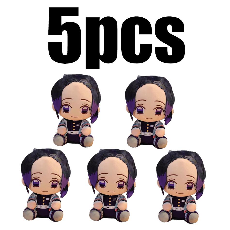 20CM Q verze Demon Slayer Plyšák Kawaii Roztomilý Cool Anime Hračka Panenka Loutka Plyšový Polštář Dekorace Místnosti Dětský Fanoušek Narozeninové Dárky