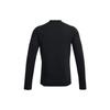 Under Armour Solid Color Logo Print Running Sweatshirt Men Tops Black 1371573-001