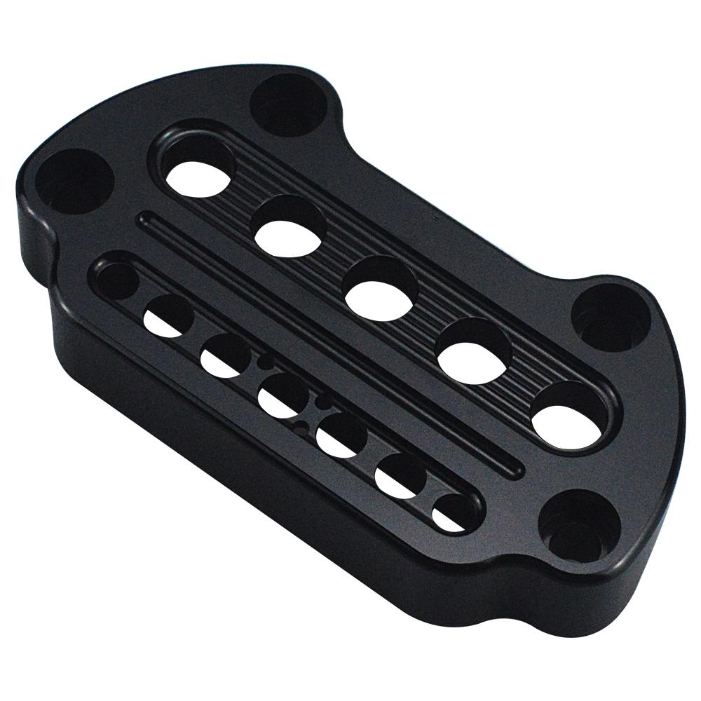 Motorcycle Parts for Harley Sportster 1200 883 XL Dyna Low Rider FXDF Aluminum Indicator Light Handlebar Top Bar Riser
