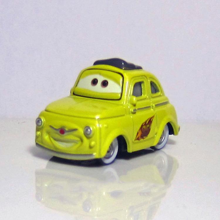 

Disney Pixar Тачки 2 3 Блискавка Макквін Король Френк Перегони Дівчина Фріттер Міс Сплав Модель Автомобіля 1:55 Транспортних засобів Іграшка для хлопчика для дітей