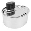 Pet Water Fountain with Motion Sensor 3.2L Rechargeable Water Electricity Separation Automatic Stainless Steel Cat