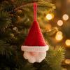 Festive Winter Room Ornaments Hand Crochet Christmas Gnome Ornaments, Knitted Faceless Hanging Decorations, Reusable Holiday Door Handles Yarn