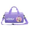 Bolsa Cilindro Fitness com Estampa de Desenho Animado Caçadores de Bruxas KPOP Bagagem Bolsa de Mão Esportiva Bolsa de Viagem