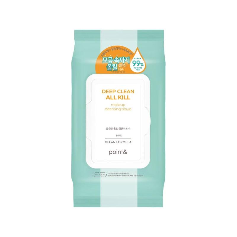 Deep Clean All-in-One Mildly Acidic Cleansing Tissue, 80 Sheets