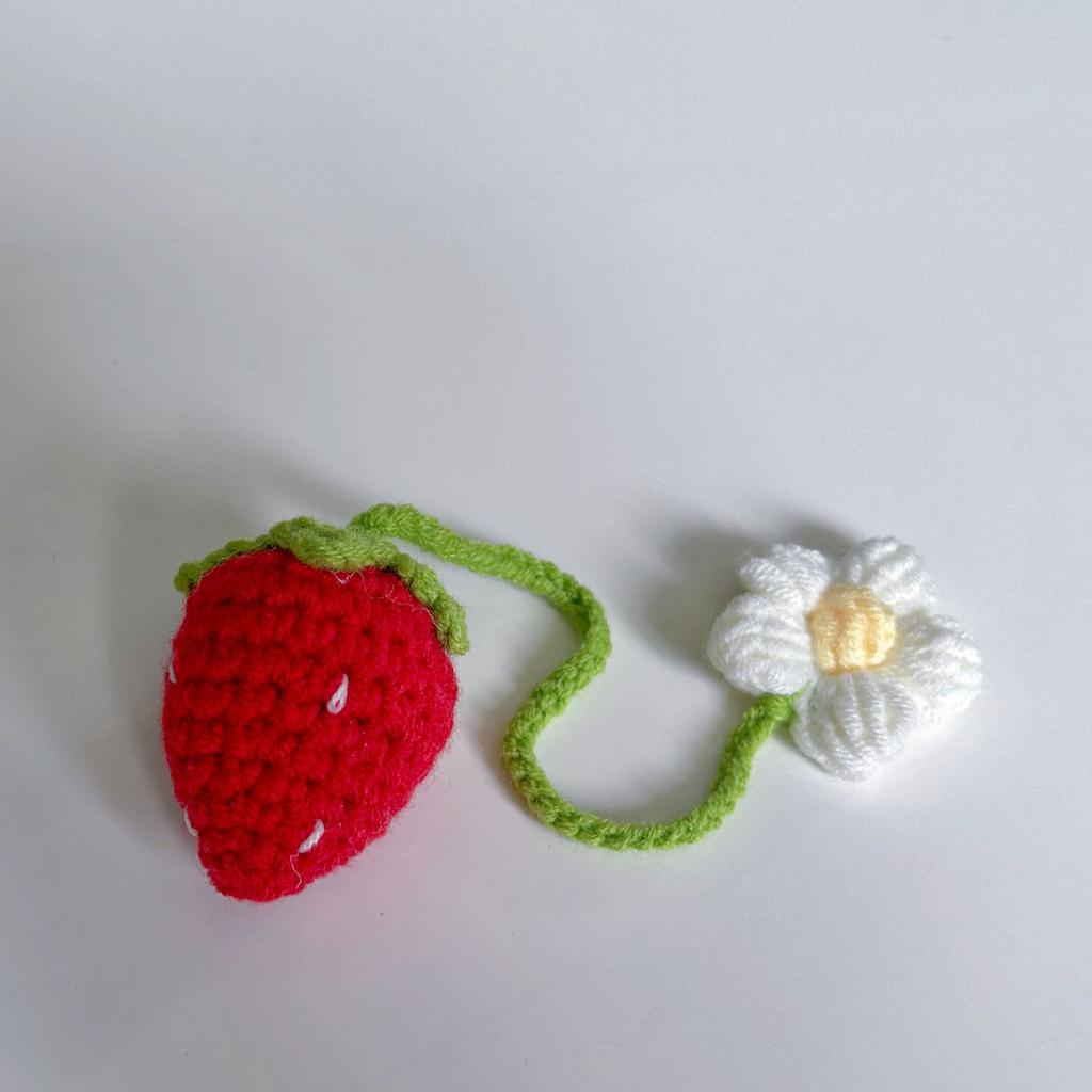3D Cute Mushrooms Leaves Bookmarks Handmade Knitted Book Clip Pagination Mark for Readers Book Lovers Unique Personalized Gifts