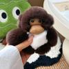 Real Rabbit Fur Monkey Keychain Plush Toy Ornament