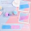 Transparent Storage Box with Holes for Makeup Brushes Nail Art Tools Organizer Portable Compact Design Durable Plastic Container