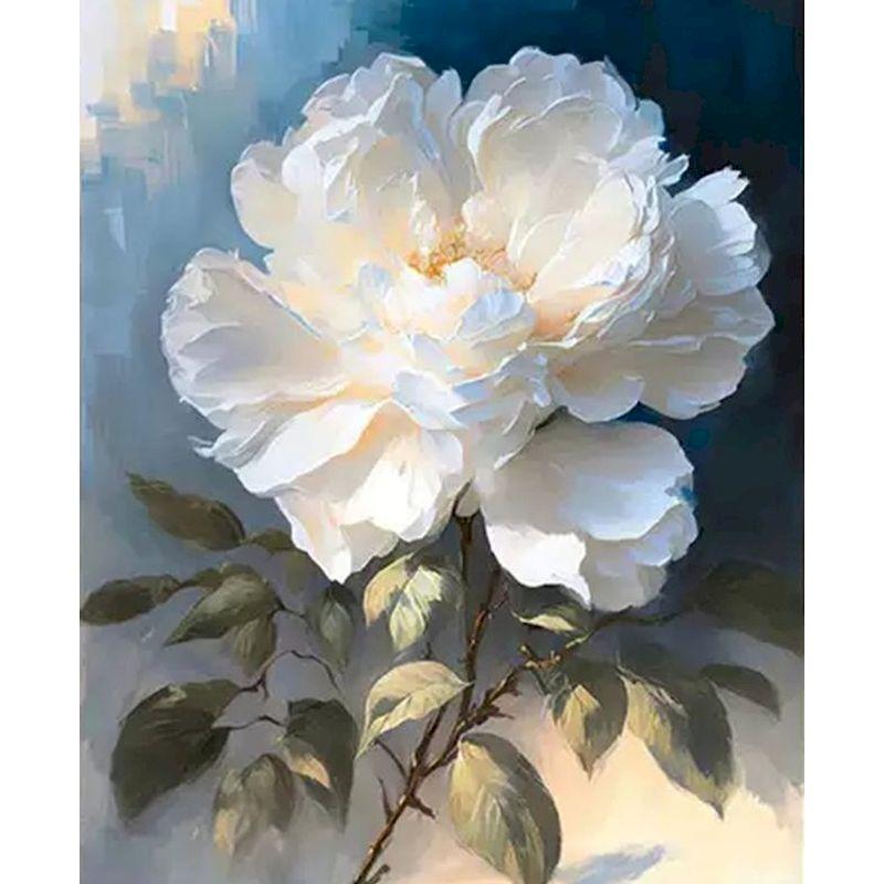 CHENISTORY Flower Coloring By Numbers Painting Set Acrylic Paints 40*50 Canvas Pictures Decorative Paintings Diy Crafts Gift