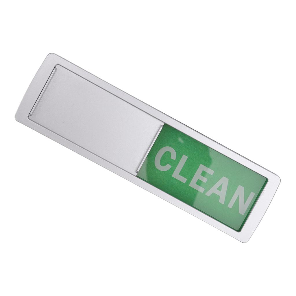 Dishwasher Magnet Easy To Read Clean Dirty Sign Indicator for Dishwasher With Double Sided Adhesive Tape Silver (Red