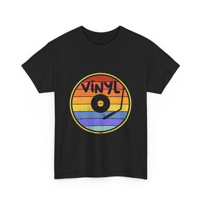Musical Disc Turntable Vintage Vinyls LP Record T Shirt