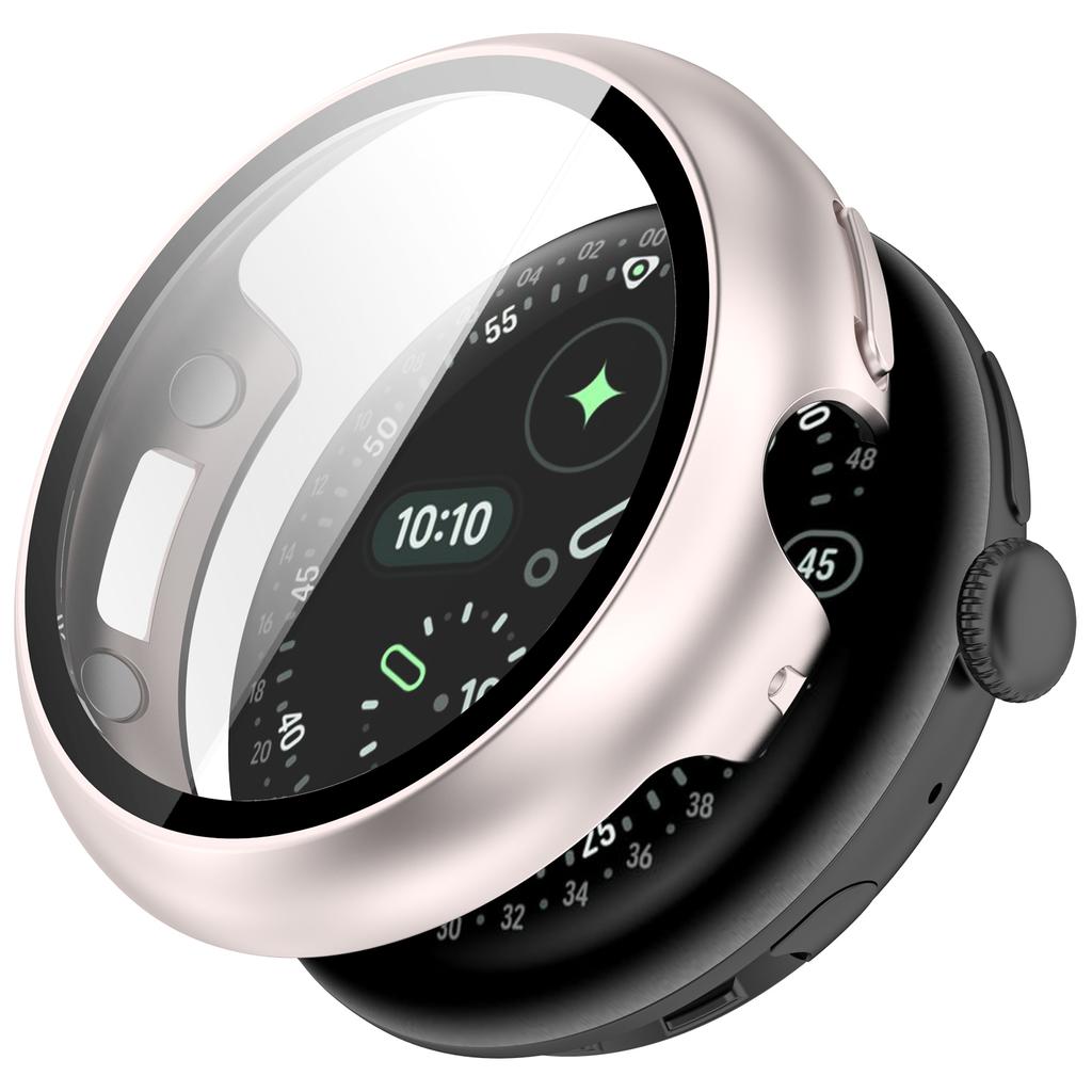 Tempered Glass Case for Google Pixel Watch 5 4 45mm Anti-fall and Anti-scratch Protective Shell for Google Pixel Watch 5 4 41mm