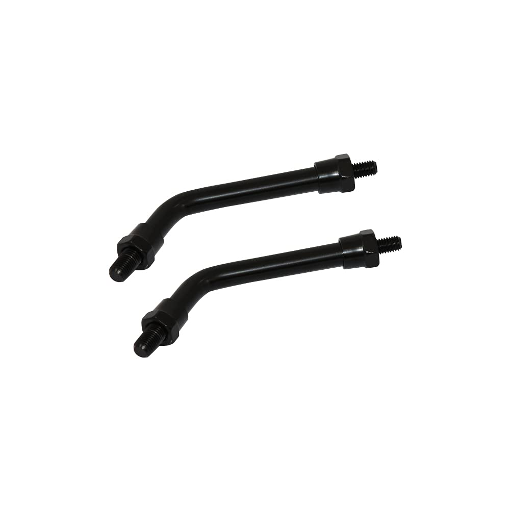 Kawasaki Z2 Type Short Mirror 2 Pieces Stays, 10mm, Black,