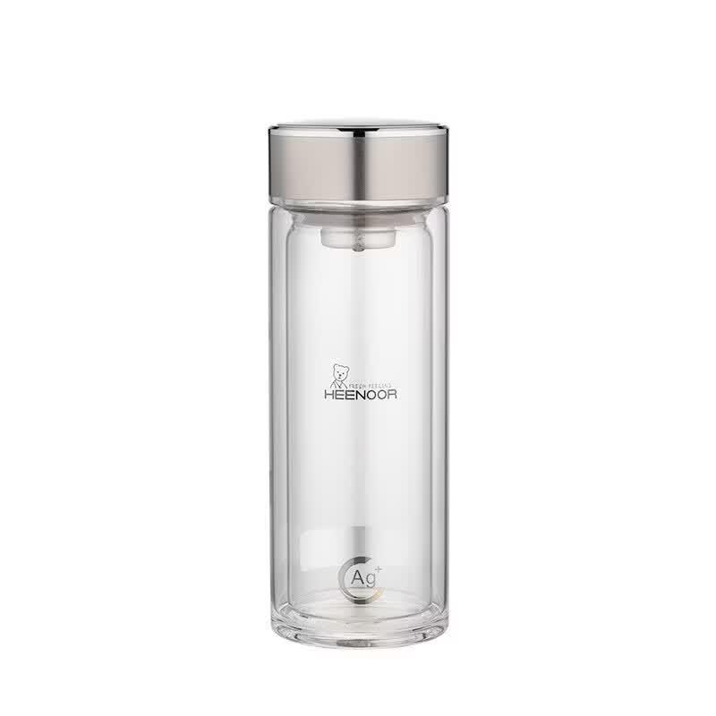 Heenoor Antibacterial Double-Wall Glass Tumbler