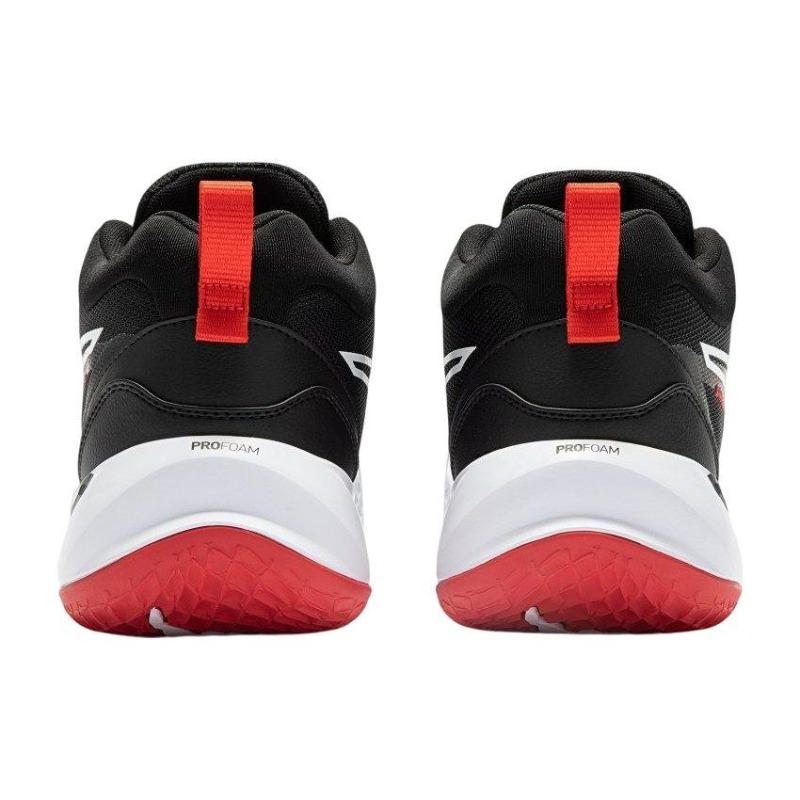 Puma Playmaker Pro Mens Low Top Basketball Shoes Black Red 377572-13
