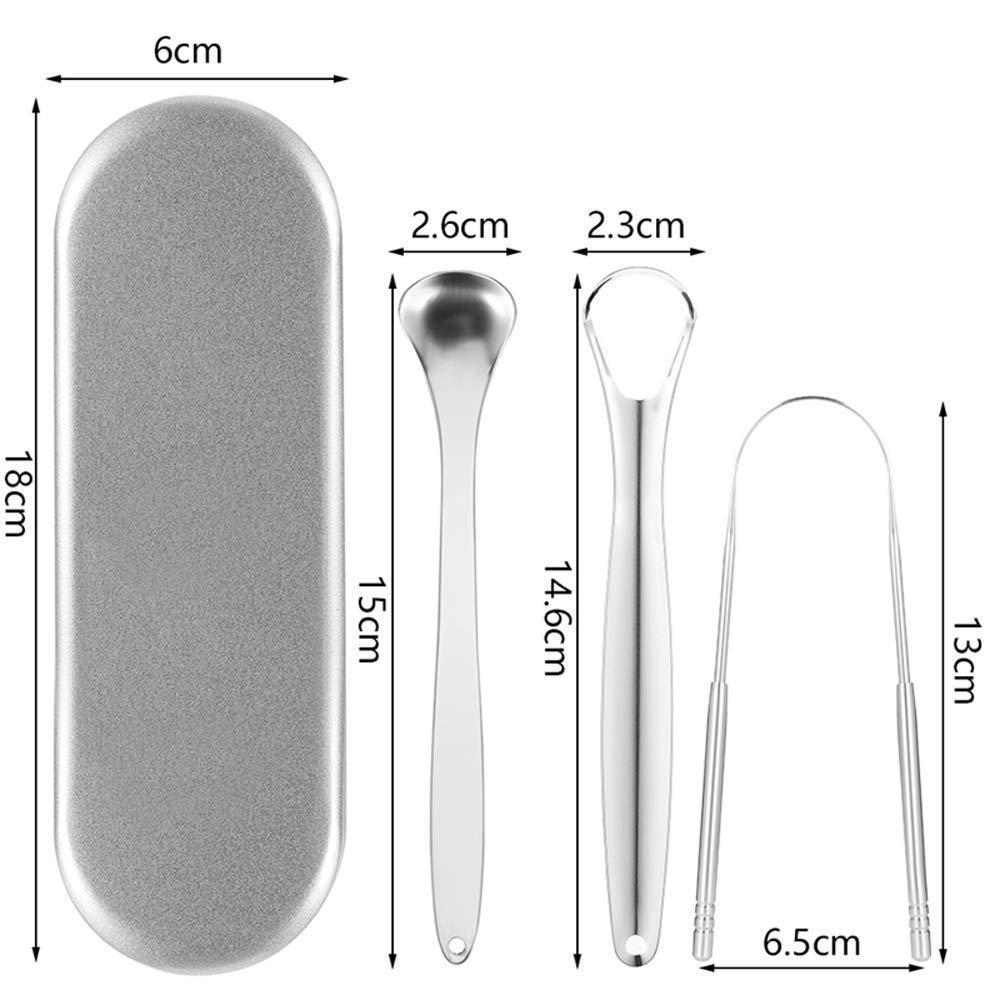 U-Shaped Stainless Steel Tongue Scraper and Coating Cleaner