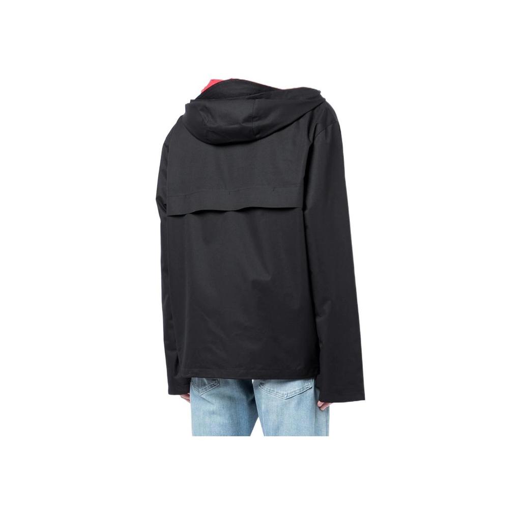 Polo Ralph Lauren SS22 Solid Color Comfortable Hooded Zipper Waterproof Jacket Men Jackets Black 710861091001BLACK