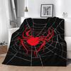 Halloween Flannel Blanket, 3D Printed Anime Ghost Throw Blanket, Skin‑Friendly for Bedroom Sofa, Multiple Size Single Twin King