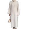 2025 Autumn European and American Fashion Casual Loose Long-Sleeved Sweater Dress