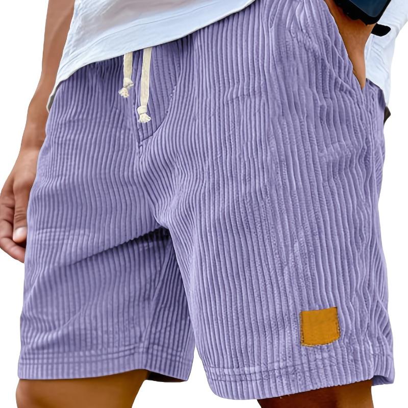 Herren Retro Modische Schnür-Freizeitshorts Mit Sorgfältig Entworfenen Taschen, Leichter Stretchstoff