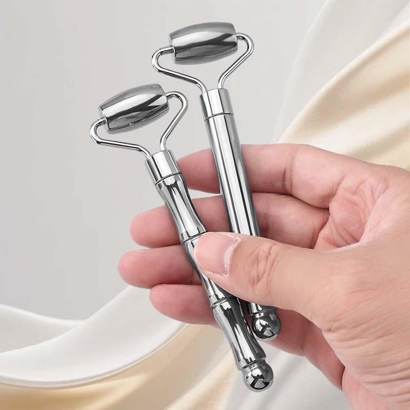 Stainless Steel Massage Roller Gua Sha Scraping Facial & Body Beauty Tool for  Anti-Aging Lymphatic Drainage Skin Care Tools