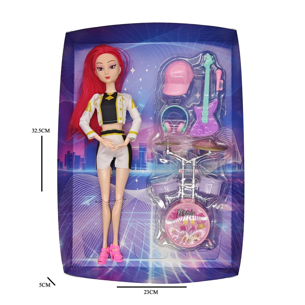 New K-POP Girl Group Doll, Witch Hunter Girl Group Music Accessory Set