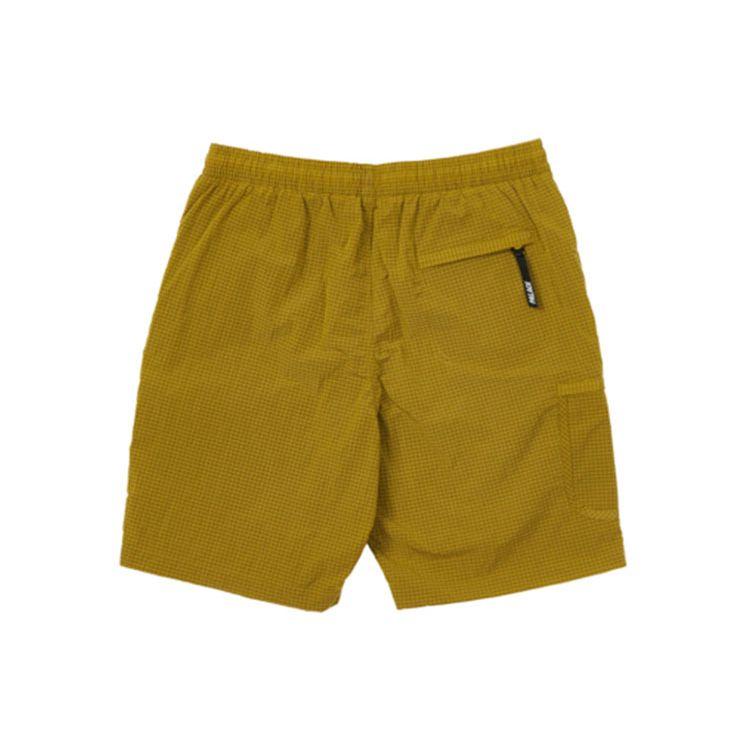 Palace Crispstop Grid Shorts With Elastic Waistband Unisex Shorts Beige PAL-SS22-132