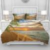 Beach Quilt Cover Cate Sea Children Bedding Set Hot-Blooded Decor Comfortable Sets Breathable for Teenager