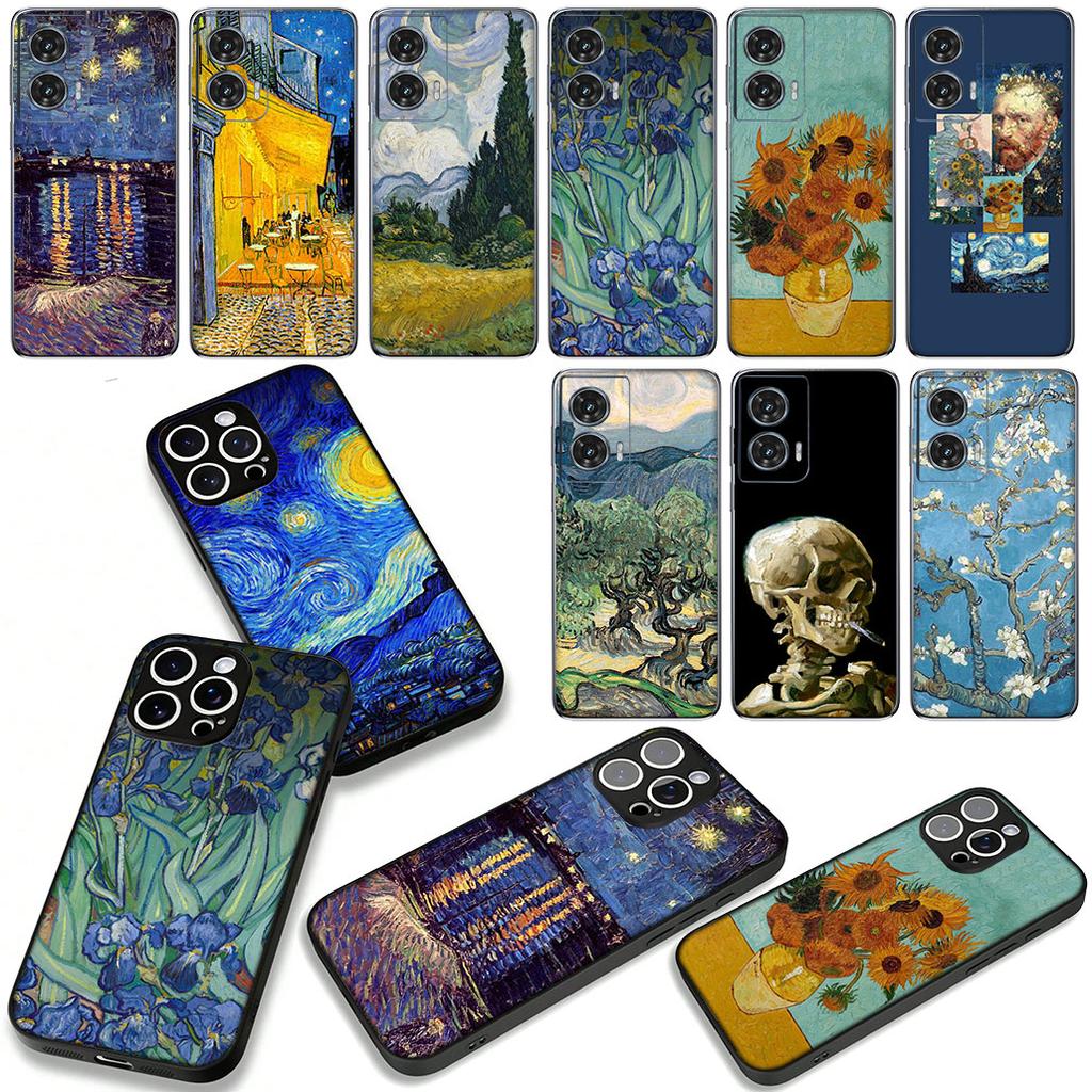 Starry Night Van Gogh Sky Art Case for Samsung Galaxy A55 A54 A25 A36 A17 A26 A35 A33 A34 A14 A37 S8 S9 S20 S21 FE S10 Plus