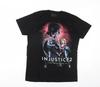 Injustice 2 Mens Black Cotton T-Shirt Size S Round Neck - Batman Joker Harley Qu