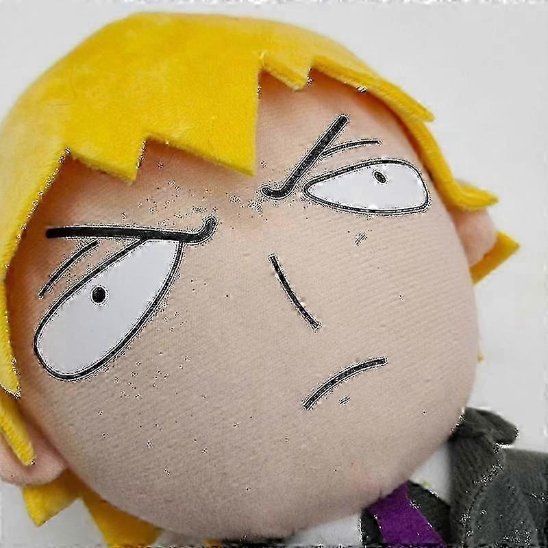 27cm Kawaii Mob Psycho 100 Peluche Giocattolo Kageyama Shigeo Reigen Arataka Anime Peluche Ripieni Burattino Giocattolo Regalo per Bambini Per Fan 25-26