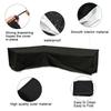 L-Shape Furniture Cover Polyester Waterproof Sofa Protective Cover with Drawstring Outdoor Sunscreen Dustproof Patio Chair Cover