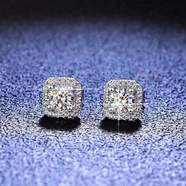 

Серьги-гвоздики с муассанитом 1 карат для женщин и мужчин, однотонные серьги из стерлингового серебра 925 пробы, пасьянс D, цвет Vvs1, серьги с бриллиантами, ювелирные украшения 0.5ct 5mm