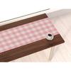Nepnuser Linen Easter Pink and White Buffalo Check Plaid Table Runner Gingham Pink Farm Birthday Party Decorations Home Kichen Dining Room Decor 72