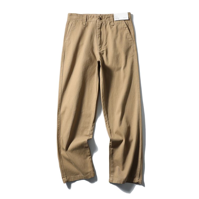 Amekaji American Heavy Weight Workwear Casual Pants Men's Fall/Winter Straight-Leg Trousers Loose Pants Export Men's Pants