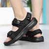 Non-Slip Men's Sandals for Summer New Wear-Resistant Breathable Simple Black-Soled Men's Business Beach Comfortable Roman Sandal