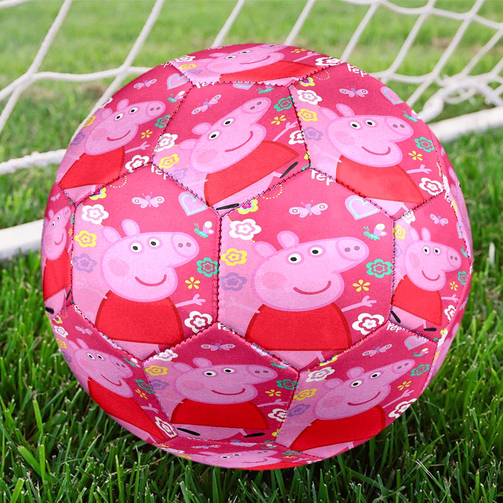 Dance Party With Peppa Size 5 Soccer Ball,Indoor/Outdoor Suitable for Training Matches Tournaments Practice Games Perfect Gift for Fan