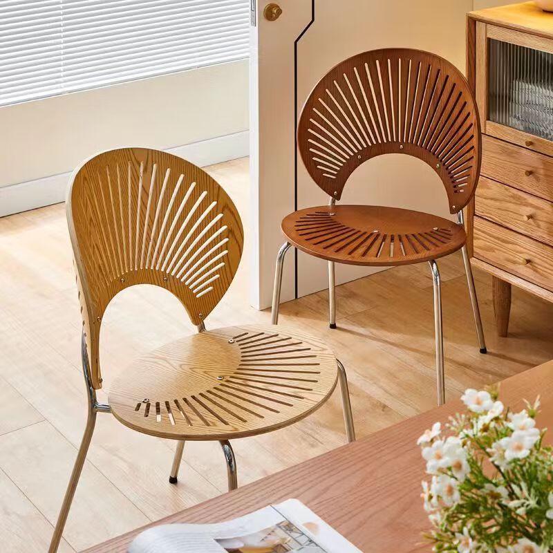 Longchan Nordic Solid Wood Dining Chair