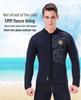 Slinx 5mm Fleece-Lined Split Wetsuit Jacket - Thickened Warmth for Diving & Surfing