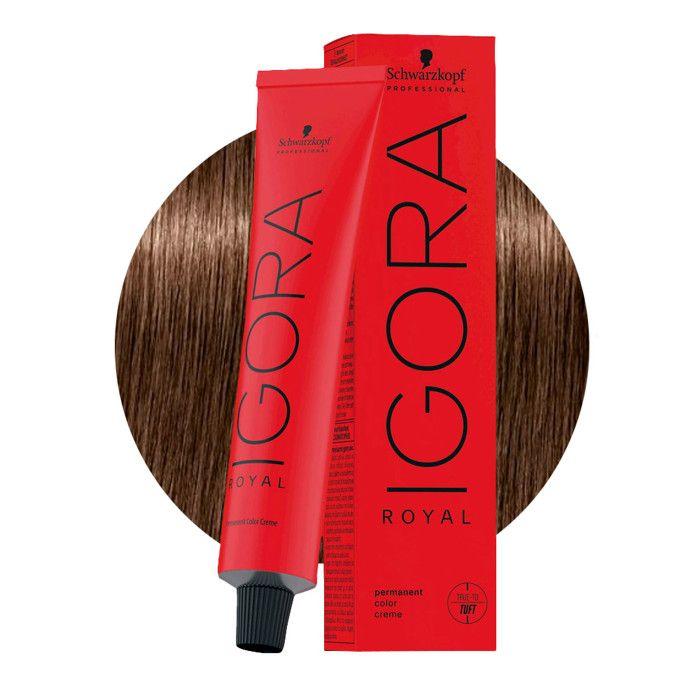 Permanente Coloration - Schwarzkopf - Igora Royal Nude Töne 6-46 - Dunkelblond Beige Braun - 60ml