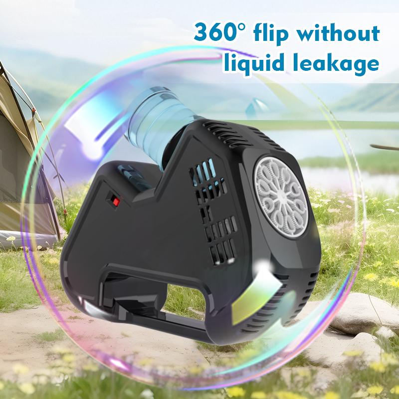 Knyysecq Children'S Lights Fully Automatic Bubble Machine Children Outdoor Amount Bubble Wedding Without Batteries Bubble Water