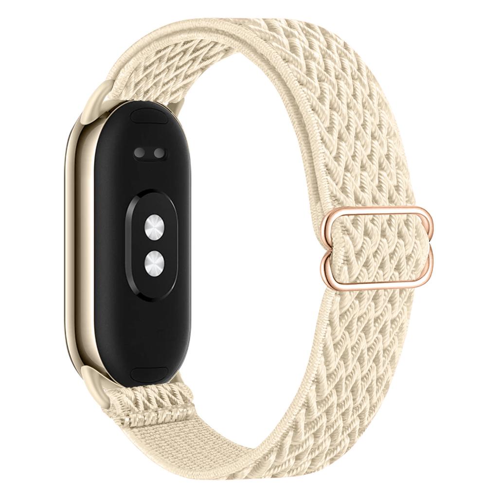 Nylon Loop Band For Xiaomi Watch 10/9/8 Braided Sport Strap For Miband 10/9/8 Adjustable Smartwatch Replacement Bracelet