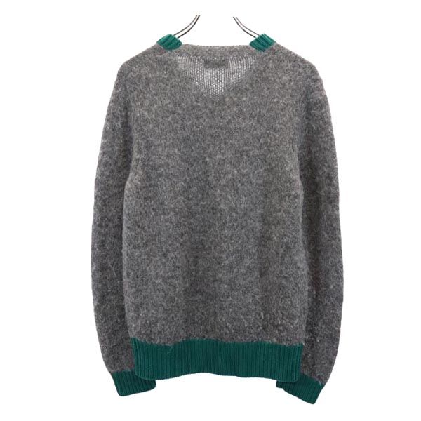ACNE STUDIOS wool blend Long sleeve V neck knit XS Gray sweater Men's Used