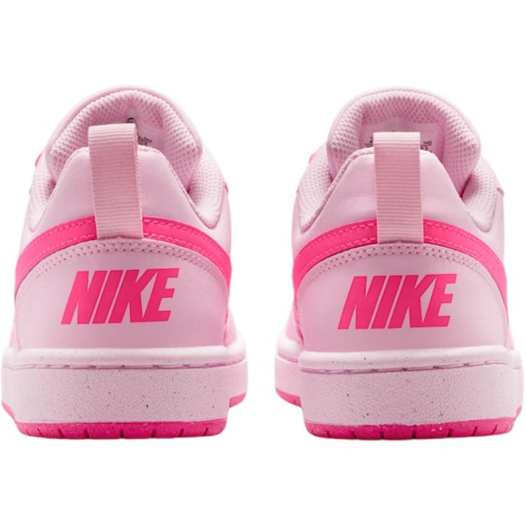 Nike Court Borough Low Recraft GS Pink Foam Kids Sneakers White Hyper-Pink IQ9213-663