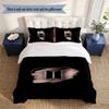 KPOP BTS 3‑Piece Bedding Set Soft Microfiber Duvet Cover Pillowcases Comfortable Bed Linen for Bedroom Decoration