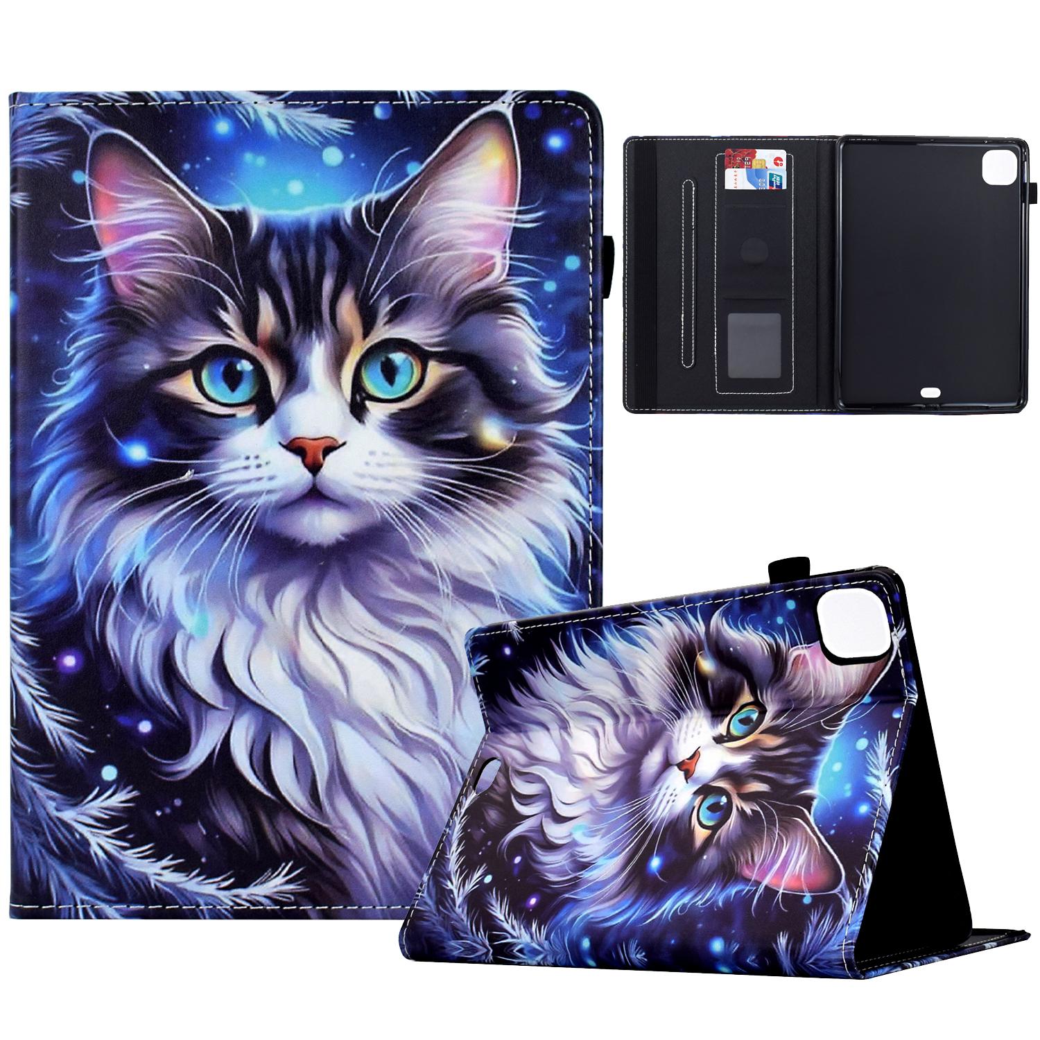 

Чехол для планшета для iPad Air 11 (2025)/(2024)/iPad Про 11 (2022)/(2020)/Воздух (2022)/(2020) Чехол-картхолдер с принтом Cat