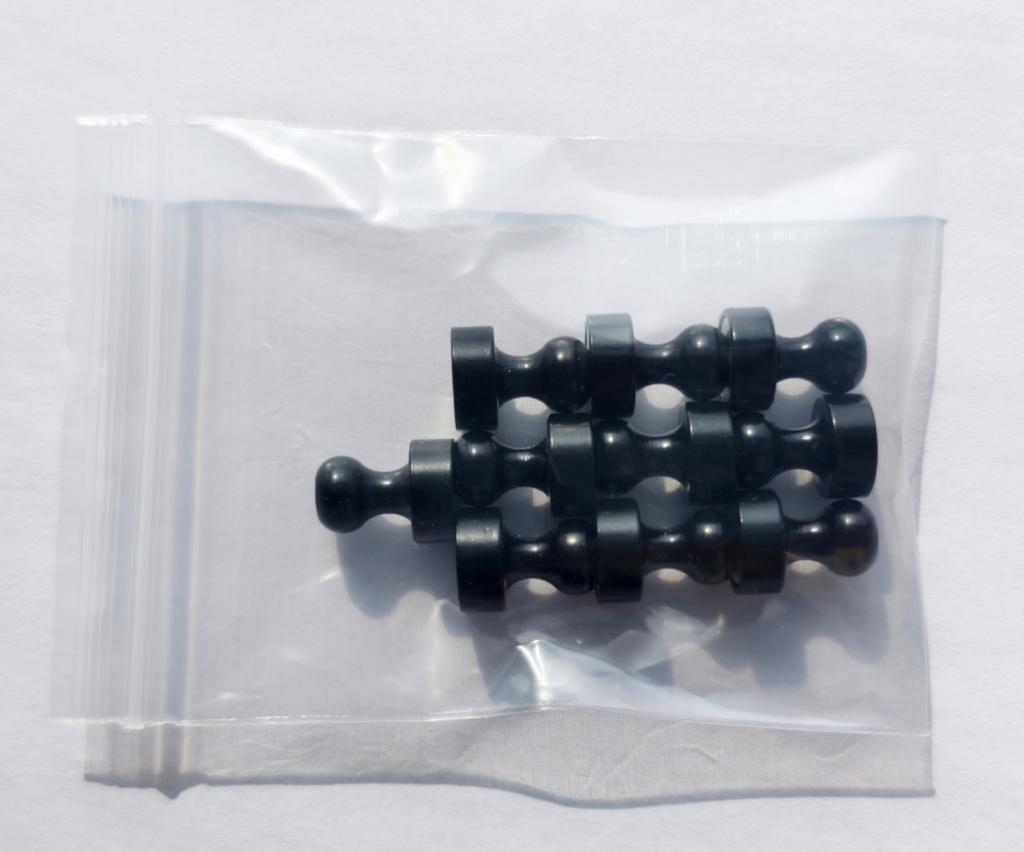 Pack of 10 for Whiteboard Fridge Magnets Strong  Push Pin Magnets Small Refrigerator Magnets for Classroom School Office Adults