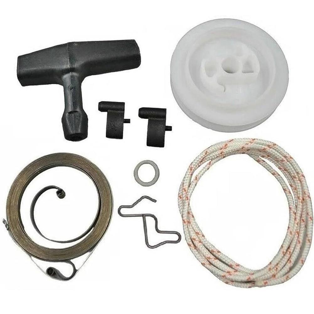 

1set Recoil Pull Starter Rebuild Kit Recoil Rewind Spring Starter Pulley Handle Rope For 034 036 044 MS340 MS360 MS361 Chainsaw China Mainland