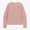 The North Face Women S Step Up Long Sleeve Round Tee grayiSh Pink Nt7tr81l