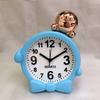 Creative and stylish cute cartoon head alarm clock Bedroom bedside children's sleep quartz clock