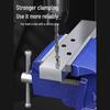 Meike 6-Inch Heavy Duty Multifunctional Bench Vise for Household Workbenches